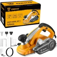 Рубанок DEKO DKEP1400W SET1