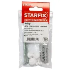 Дюбель распорный Starfix SMZ2-82747-1. Набор для крепления унитаза (2 шт)