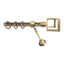 Карниз для штор Lm Decor Квадро 179 1р витой (антик, 3.2м)