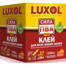 Клей для обоев Luxol Сила ПВА, 500 г