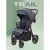 Коляска прогулочная «книга» MOWbaby Trail 2025 MB090 (графит)