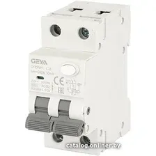 Дифференциальный автомат GEYA GYR9N 1P+N 16A C 6кА 30 мА AC GYR9NMC1630MA