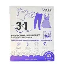 листы для стирки DUKES HOME WONDERS ЛАВАНДА 40 ШТ (DS022)