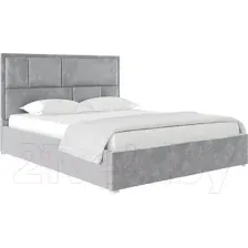 Каркас кровати НК Мебель Madison 160x200 / 72307367 (велюр светло-серый)