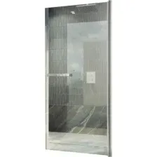Душевая дверь MaybahGlass 80x198 MGD-447-5 (бесцветное стекло/хром матовый)