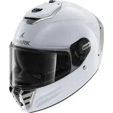Мотошлем Shark Spartan Rs Blank (р. L, белый/серебристый)