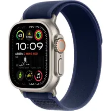 Умные часы Apple Watch Ultra 2 LTE 49 мм (титановый корпус, титановый/синий, нейлоновый ремешок S/M)