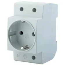 Розетка на DIN-рейку STEKKER PST16-70-20 серый 