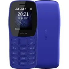 Кнопочный телефон Nokia 105 (2022) Dual SIM TA-1416 (синий, без З/У)