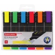 Текстовыделитель BRAUBERG Original 151690 (6 шт)