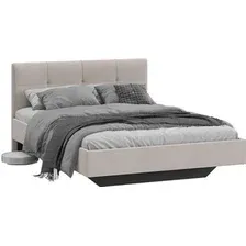 Кровать Трия Элис с мягкой обивкой Тип 1 140x200 Исп.2 (велюр ultra cashmere)