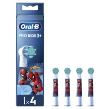 Насадки детские для электрических зубных щеток Oral-B Braun Stages Kids Человек-Паук / Spider-Man EB10S-4 4 шт.
