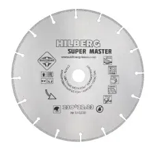 Отрезной диск алмазный  Hilberg Super Master 230
