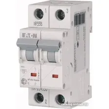 Выключатель автоматический Eaton HL-C63/2 2P 63A C 4.5kA 2M 194777