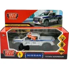 Автомобиль игрушечный Технопарк Nissan Titan Полиция / TITAN-13SLPOL-SL