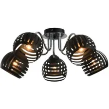 Люстра средней высоты Aitin Pro НПБ 02-5x60-102 70015/5 (черный/хром)