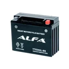 Мотоциклетный аккумулятор ALFA YTX24HL-BS (21 А·ч)