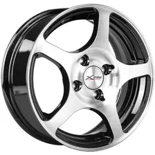 Литые диски X'trike X-103 14x5.5" 4x100мм DIA 67.1мм ET 45мм BK/FP