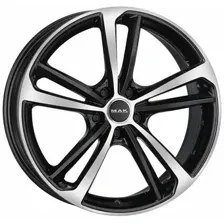 Литой диск MAK Nurburg 21x8.5" 5x112мм DIA 66.45мм ET 43мм Black Mirror