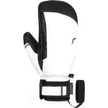 Варежки лыжные Reusch Laura R-Tex Xt Mitten / 6331550-1101 (р-р 8, White/Black)