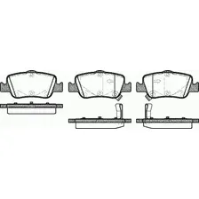 Тормозные колодки дисковые задняя ось ROADHOUSE 21356.02
