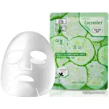  3W Clinic Маска для лица тканевая Fresh Fresh Cucumber Mask Sheet 23 мл