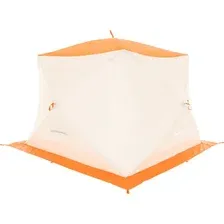Палатка для зимней рыбалки Пингвин Shelters MrFisher ЛОНГ 250 (белый/оранжевый)