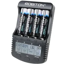 Зарядное устройство Robiton для аккумуляторных батареек, MasterCharger Pro, БЛ13613