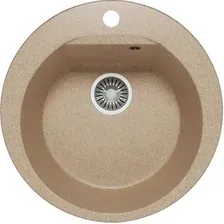 Кухонная мойка Polygran Atol-520 (песочный 302)