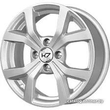 Литые диски K7 K-147 15x6" 4x100мм DIA 60.1мм ET 40мм Серебро