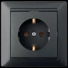 Розетка Bylectrica Стиль РС16-306 (графит)