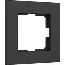 Рамка для выключателей и розеток Werkel W0012908 (черный матовый)