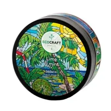 Натуральная маска для укрепления и питания волос ECOCRAFT "Lime and mint" Лайм и мята (150 мл)