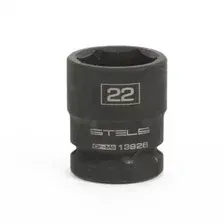 Головка торцевая ударная шестигранная 1/2" 22 мм CrMo Stels 13926 (13926)