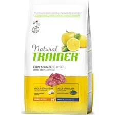 Сухой корм для собак Trainer Для мелких и миниатюрных пород с говядиной и рисом (7кг)