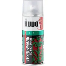 Грунт-эмаль Kudo По ржавчине RAL 9005 KU-319005 0.52 л (черный)