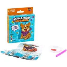Набор для создания поделок/игрушек Школа талантов Алмазная мозаика на фигурке. Зайка 10225405 (розовый)