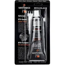  Senfineco Cиликоновый герметик RVT черный 100г 9930