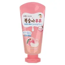Очищающая пенка для умывания Welcos/Велкос Kwailnara Peach Milk (120мл)