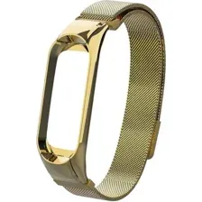 Ремешок для умных часов Bingo Magnetic для Xiaomi Mi Band 3/4 (золотистый)