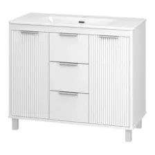 Brevita Тумба под умывальник Risacca 100 RIS-06100-0142Я (белый матовый)