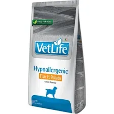 Сухой ветеринарный корм для собак Farmina Vet Life Hypoallergenic Fish & Potato (12кг)