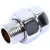 Американка Ростела Проходная прямая 1 1/4"x1 1/4" г/ш 727SCH6612 (хром)