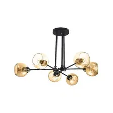 Подвесная люстра Aitin Pro N4797/6 (черный/бронза)