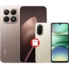 Телефон Xiaomi 15T 12GB/512GB международная версия (розовое золото) + Xiaomi Redmi A5 4GB/128GB (песочное золото) по акции