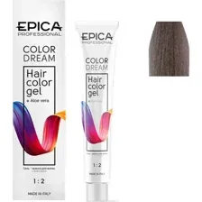 Гель-краска для волос Epica Professional Colordream 8.21 (100мл, светло-русый перламутрово-пепельный)