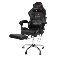 Вибромассажное кресло Calviano AVANTI ULTIMATO total black с подножкой