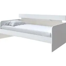 Кровать-тахта PROxSON Milton 120x190 (белый/дуб шамони светлый 124)