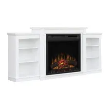 Каминокомплект Смолком Jazz TV Stand MB/JUP/SYM26 + XHD28L-INT (бьянко белый)
