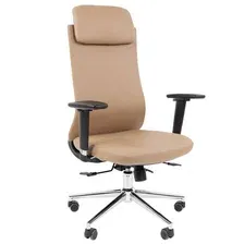 Кресло офисное Chairman  500LUX (экокожа бежевый)